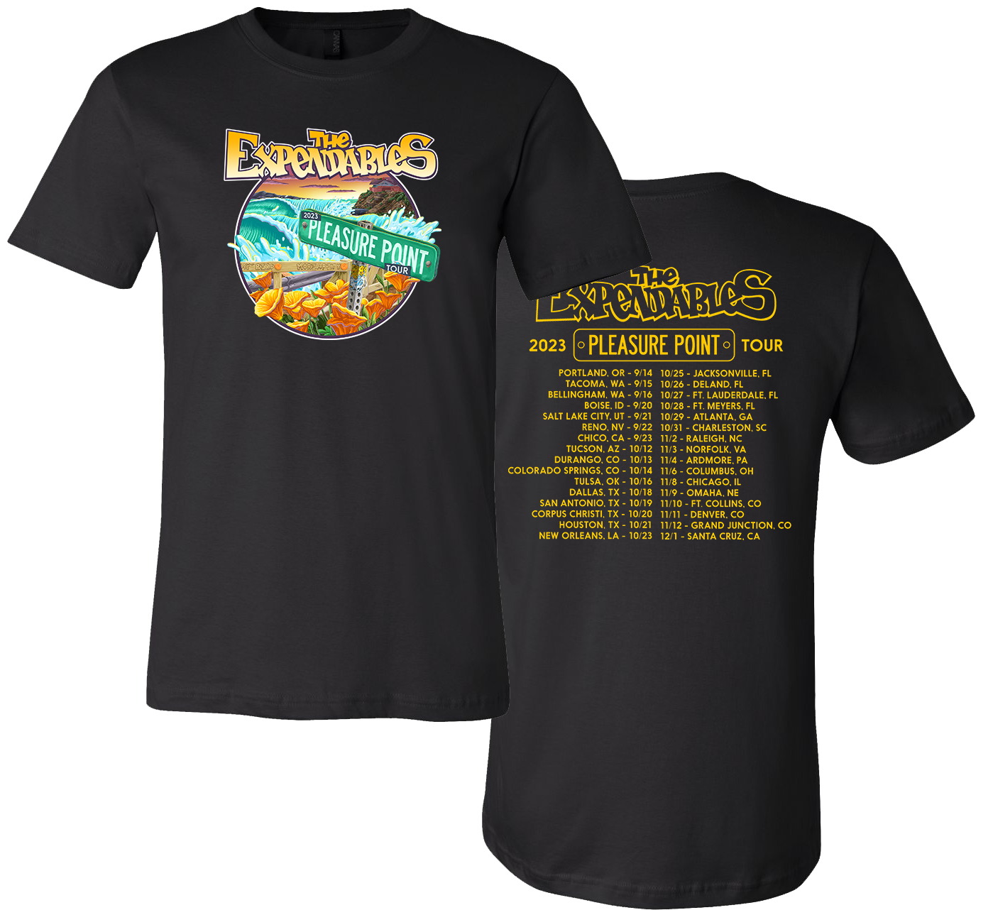 Pleasure Point Tour Tee