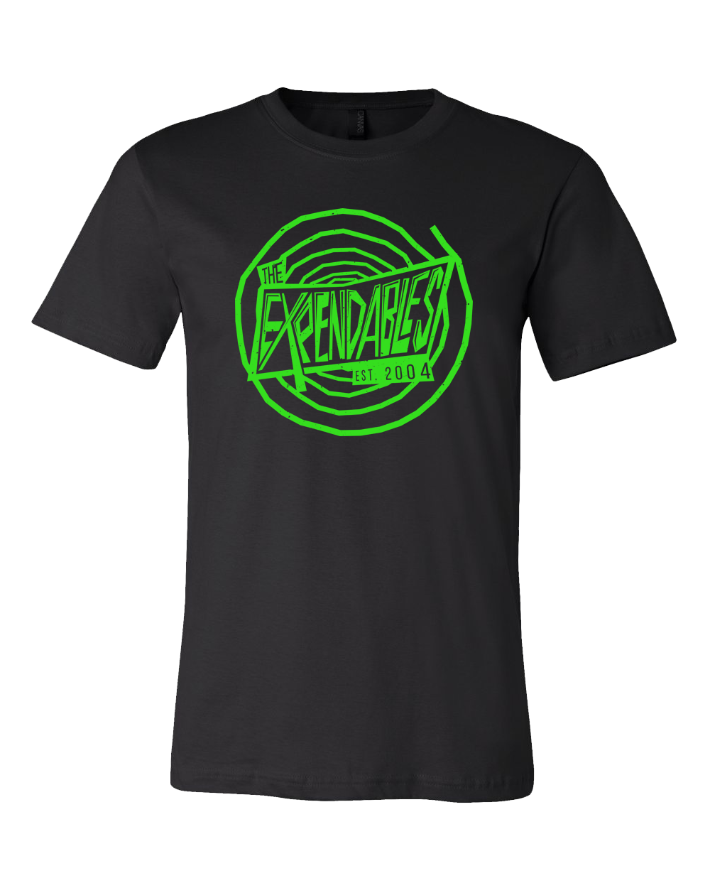 Black Dizzy Tee - Glow in the Dark