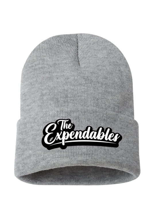 Cursive Logo Grey Beanie