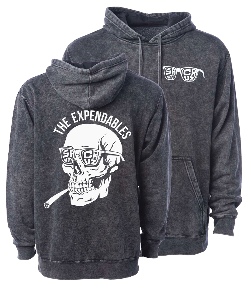 Mineral Washed Skull Pullover