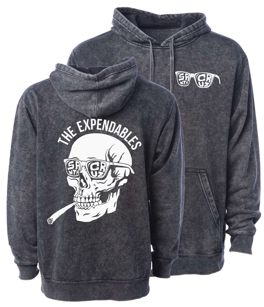 Mineral Washed Skull Pullover