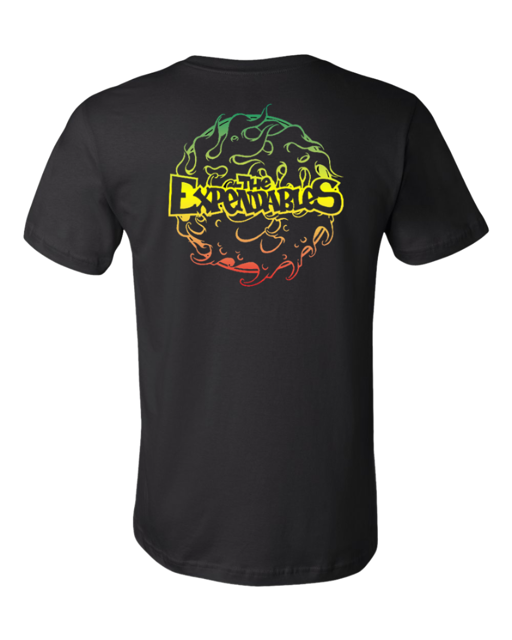 Rasta Circle Tee (Black)