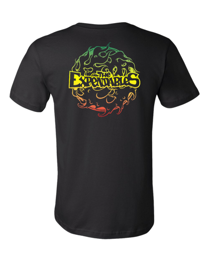Rasta Circle Tee (Black)