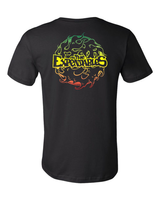 Rasta Circle Tee (Black)