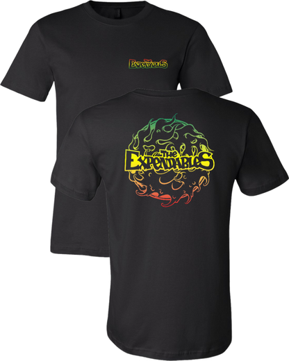 Rasta Circle Tee (Black)