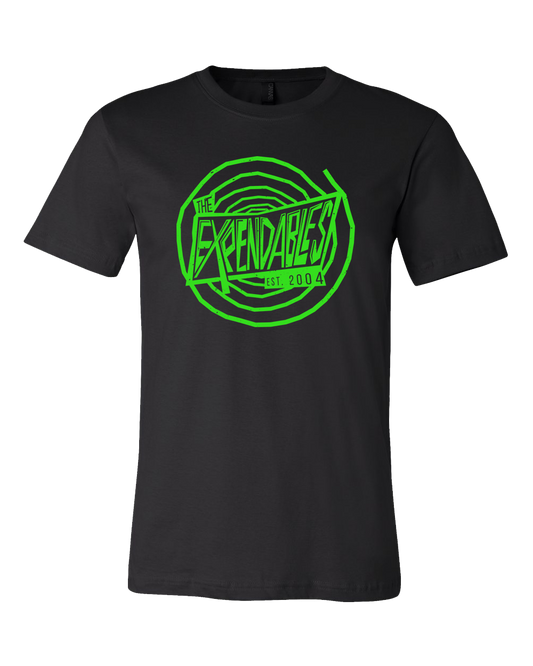 Black Dizzy Tee - Glow in the Dark